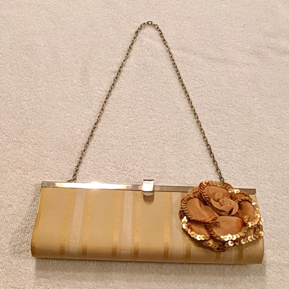 LAPIS yellow evening clutch
